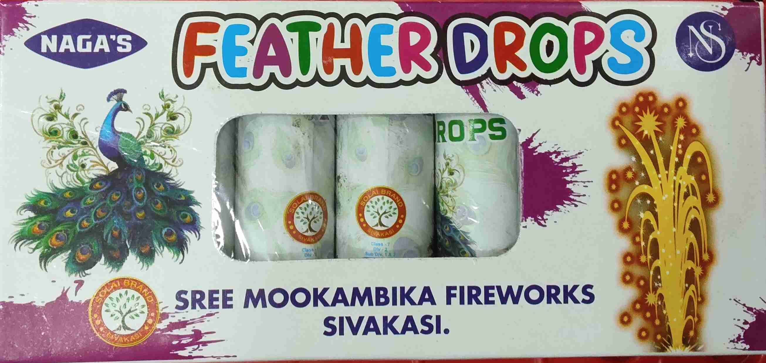 Peacock Feather Drops