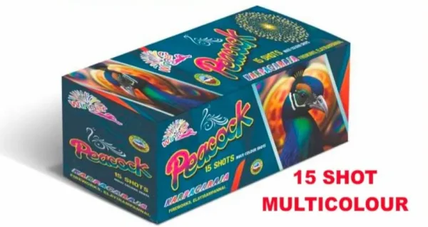 15 shot multi colour and crackling